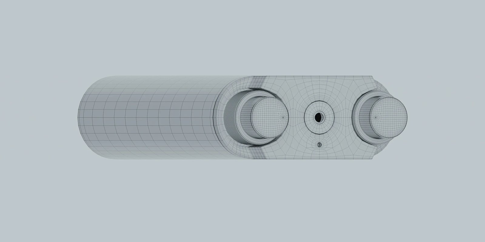 Big Head Pro — wireframe 3/4