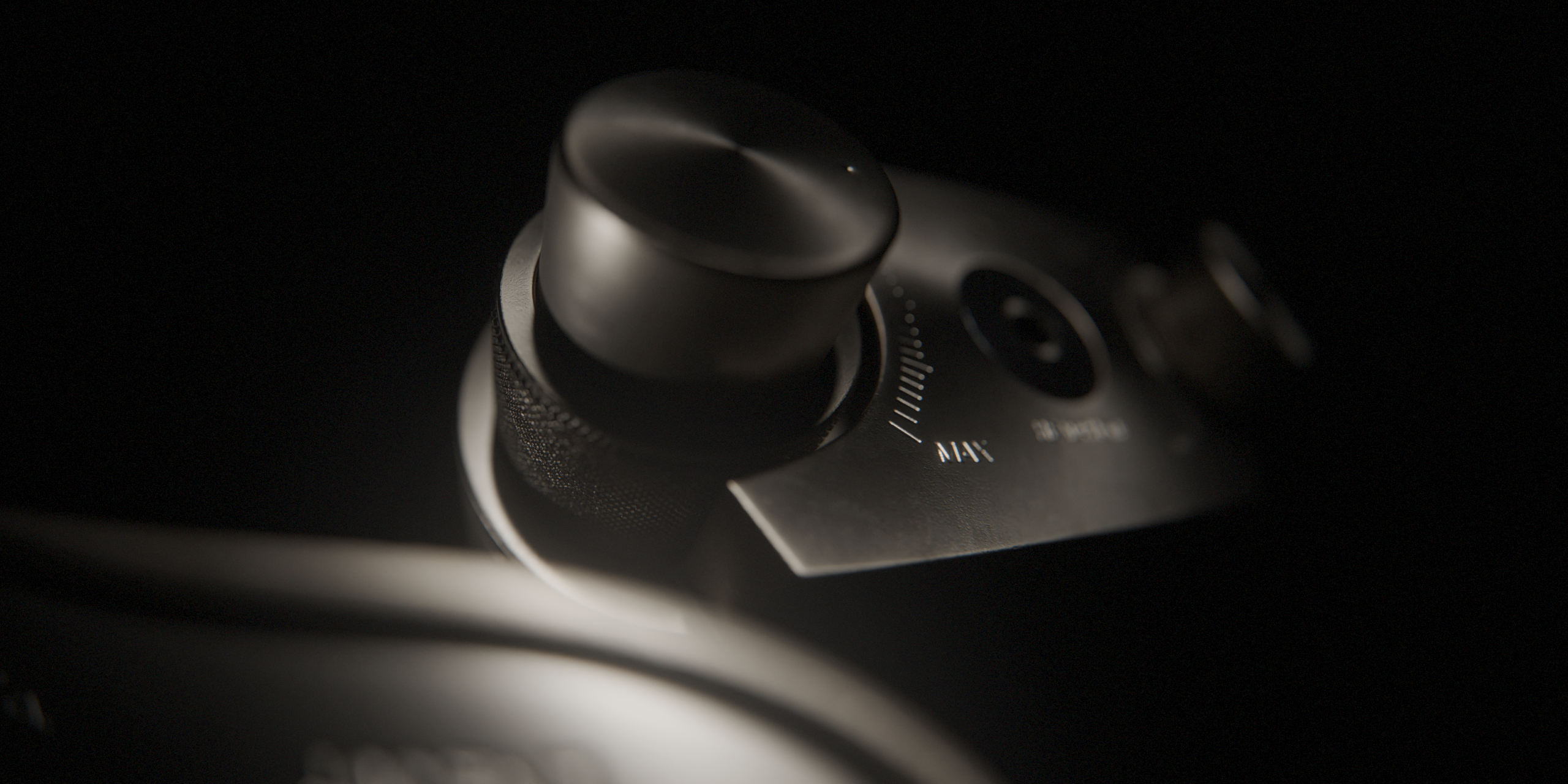 Big Head Pro — close knob