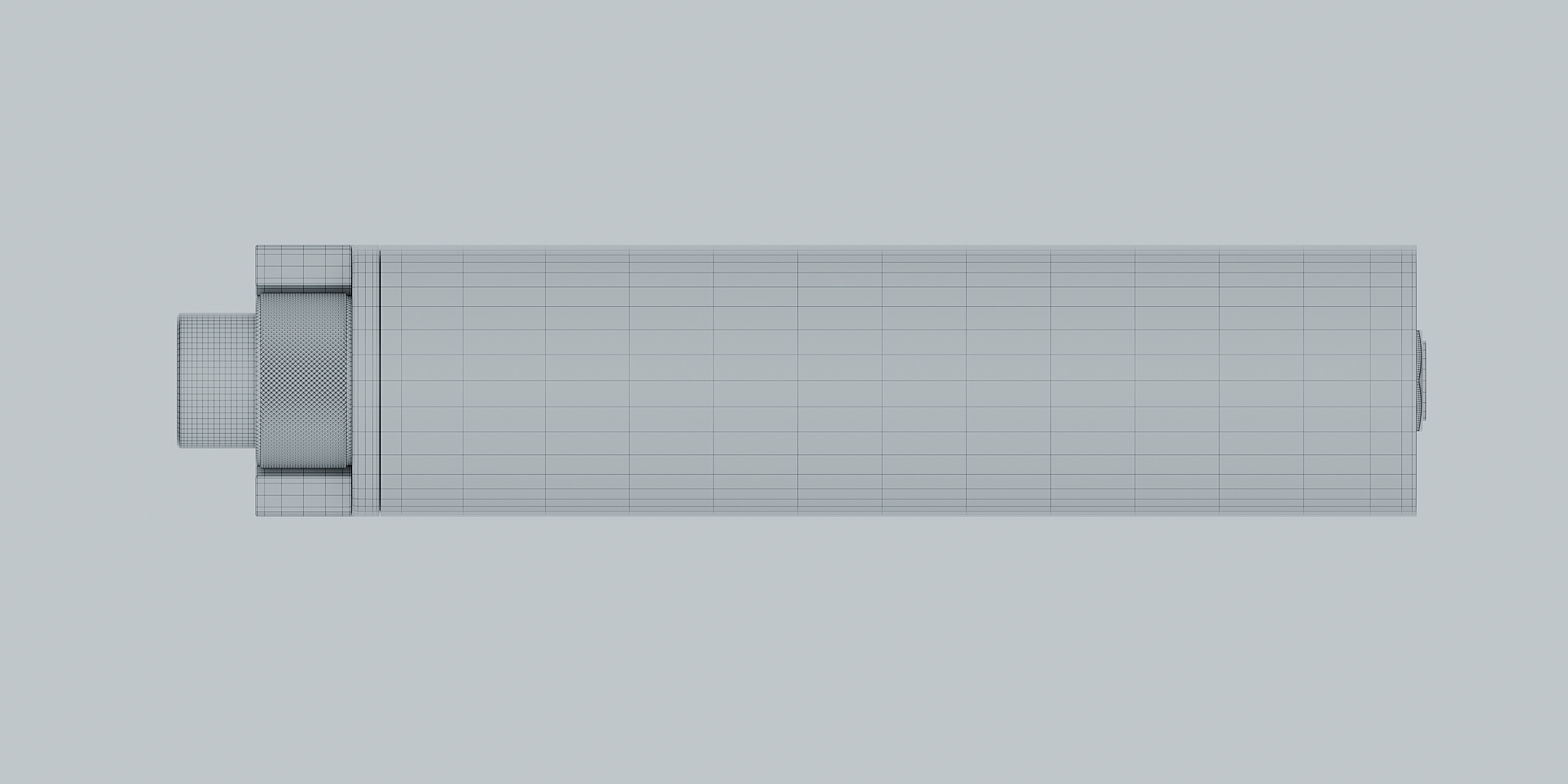 Big Head Pro — wireframe side