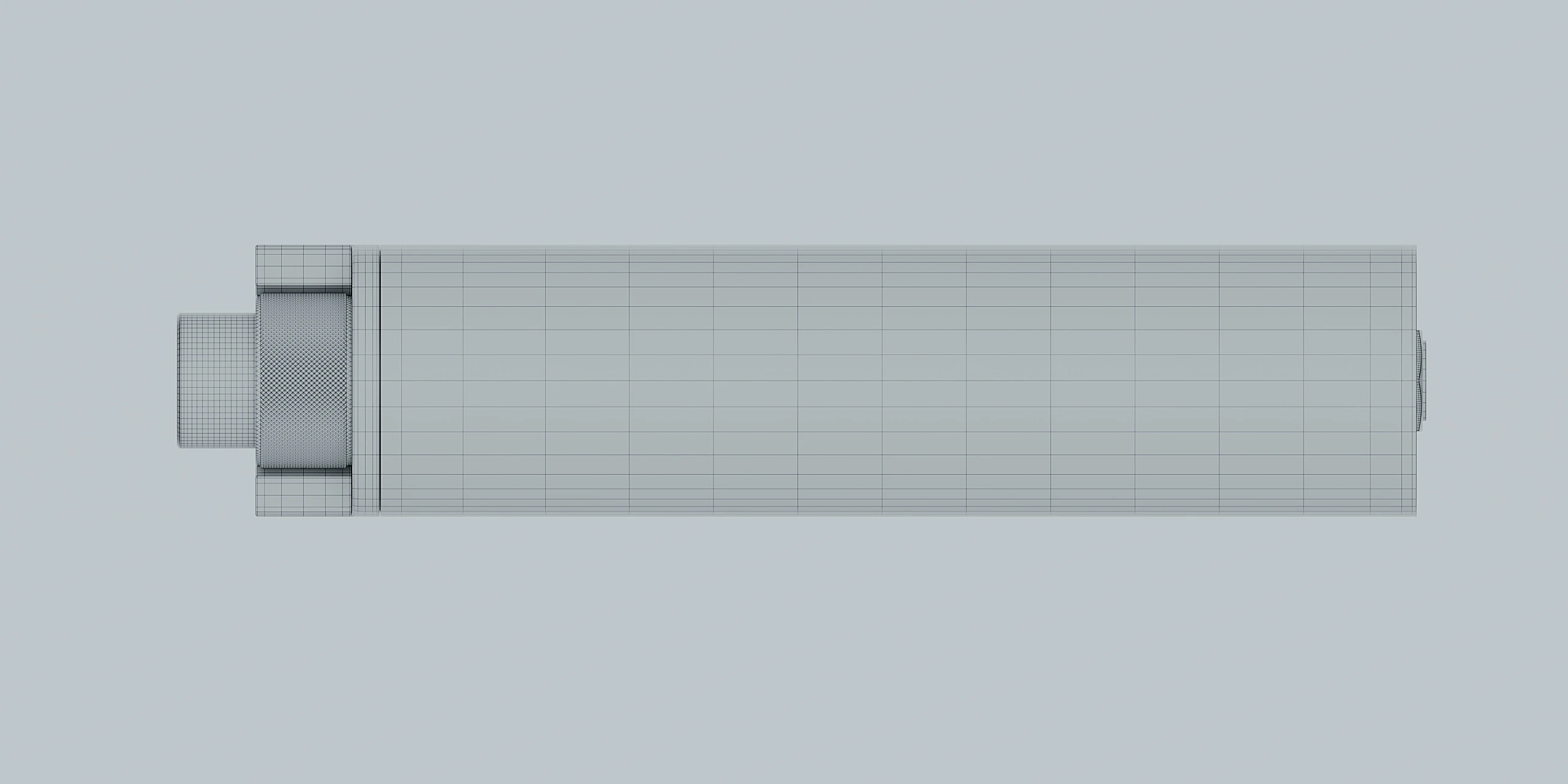 Big Head Pro — wireframe side